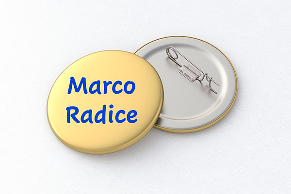 Spille con nome da 32 mm