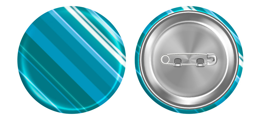 Spilla colorata da 25 mm